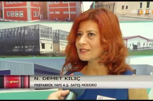 برنامج الأسواق الإقتصادية بإذاعة [ATV Avrupa] حول شؤون الممارسات بمعرض إسطنبول للإنشاءات المنعقد في عام 2015